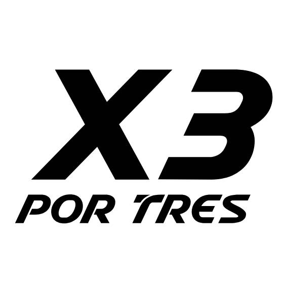X3 Por Tres logo